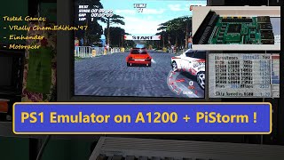 PSX Emulator on Amiga 1200  PiStorm32 Rasp4b1GB22GHZ  tested VRally Einhander amp Motoracer [upl. by Kuo]