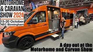 A day at the Caravan and Motorhome Show at the NEC Birmingham October 2024 [upl. by Johst]