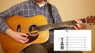 Bluegrass 101 Ep 1  Major Guitar Chords amp Strumming Patterns  Beginner Guitar Lesson with TAB [upl. by Meldoh942]