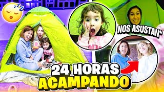 PASAMOS 24 HORAS ACAMPANDO😱😝  Hermanas JM [upl. by Lorelle]