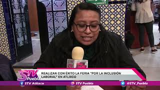 Entérate STV🟣Llevaron a cabo la Feria del Empleo por la inclusión en Atlixco [upl. by Elenaj]