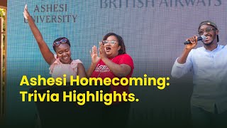 Ashesi Homecoming Trivia Highlights [upl. by Ettezil]