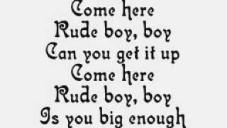 Rude Boy by Rihanna lyrics [upl. by Alvan]