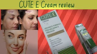 Wisdom pharma products reviewcute E cream reviewhyperpigmentation treatment melasma treatment [upl. by Shir]