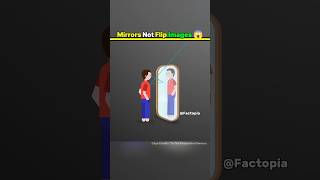 Mirrors Doesnt Flip Things 😱 shorts fact factoholic mirror amazingfacts [upl. by Anaiq]