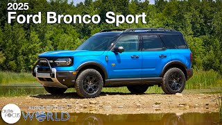 2025 Ford Bronco Sport  Autos of the World [upl. by Nitaf539]