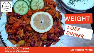 Dinner Recipe for Weight Loss High Protein Recipe Weight Loss Diet  Mittagessen zum Abnehmen 49 [upl. by Filip244]