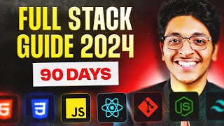 90 Day Full Stack Developer Roadmap 2024 FULL GUIDE 🔥 Ishan Sharma [upl. by Aralomo]