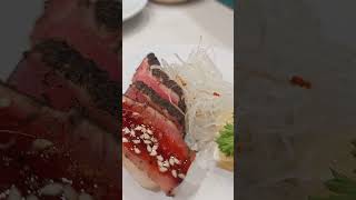 Maguro Tataki  Tuna Tataki Blackpepper Sushi [upl. by Ardnauqal956]