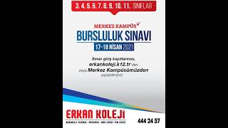 Erkan Koleji Merkez Kampüs Bursluluk Sınavı [upl. by Armillia890]