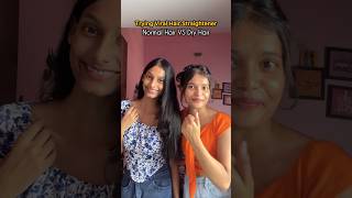 Trying Viral Straightener✨ meesho hair haircare hairstyle haircut review shortsviral shorts [upl. by Jodee]