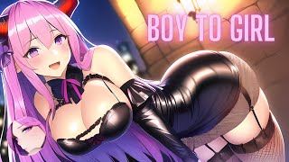 Boy became Manga Dubs Succubus TG TF Transgender Transformation Animation MTF [upl. by Aenyl]