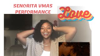 REACTING TO SENORITA VMAS PERFORMANCE BY SHAWN MENDES AND CAMILA CABELLO [upl. by Ettecul619]