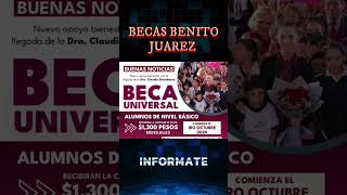 📌🎓Fecha para convocatoria de nuevo programa Beca mensual para todos los estados a partir de octubre [upl. by Eenej10]