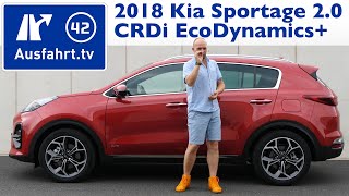 DieselHybrid 2018 Kia Sportage 20 CRDi EcoDynamics GTLine  Kaufberatung Test Review [upl. by Fauver]