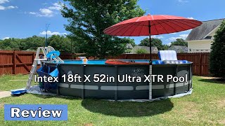 Intex 18ft X 52in Ultra XTR Pool Review  Is It Worth It [upl. by Odlavso639]