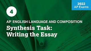 2022 Live Review 4  AP English Language  Synthesis Task Writing the Essay [upl. by Broeker11]