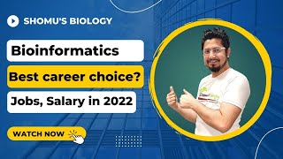 Bioinformatics career in India  Bioinformatics jobs and salary [upl. by Annabal]