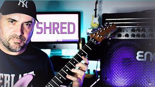 Shred personal trainer challenge  C dorian legato lick  TABS and backing [upl. by Kingston]