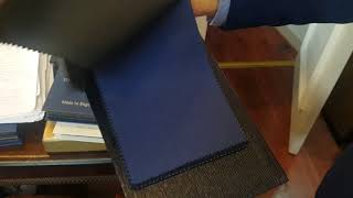 SCABAL SALES DIRECTOR Vists James Personal Tailor to discuss new Golden Ribbon fabric collection [upl. by Russom]