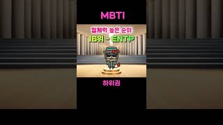 MBTI 절제력 높은 순위 하위권 Mbti selfcontrol ranking [upl. by Sivlek601]