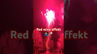 Fyrverkeri 🎆🚀 red mine effektFireworks red mine Fyrverkeri fireworks pyro nyår subscribe [upl. by Llerreg421]