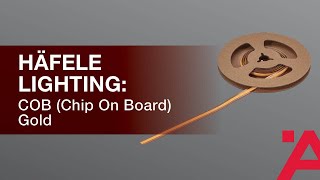 Häfele Lighting COB Chip On Board Gold [upl. by Ennairoc]