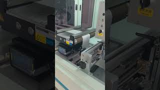 Waterbased label digital printing machine Import content to print No plate making required [upl. by Airdnaz]