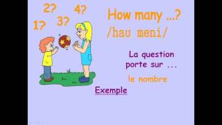 Mots interrogatifs en anglais [upl. by Eedeed389]