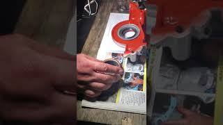 Ford 351 Windsor build Timing chain cover front crankshaft seal replacement made simple [upl. by Branen]