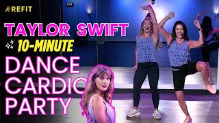 FREE 10MINUTE WORKOUT  Taylor Swift Dance Party  Athome fitness concert [upl. by Christiansen144]