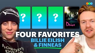 Four Favorites with Billie Eilish and FINNEAS [upl. by Kurzawa]