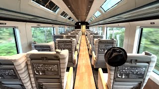 Riding Japans Amazing Luxurious Express Train Upgrade Seat Saphir Odoriko [upl. by Norby]