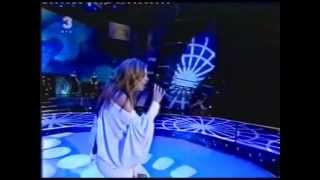 Ana Nikolic  Januar  LIVE  Beovizija  TV RTS 2003 [upl. by Ahkos648]