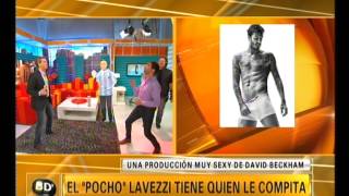 David Beckham hot  Telefe Noticias [upl. by Enitsed]