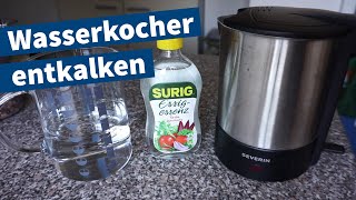 Wasserkocher entkalken – Anleitung Tutorial [upl. by Pollak]