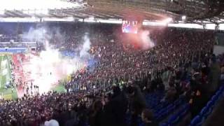 ROMA  LAZIO 20  LIVE PRIMO GOAL DI FRANCESCO TOTTI  13032011 [upl. by Weatherby]