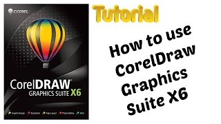 How to use CorelDraw Graphics Suite X6  video tutorial by TechyV [upl. by Yauqram]