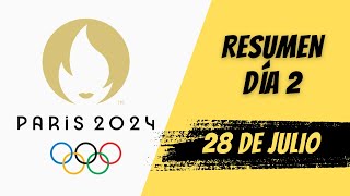 JUEGOS OLÍMPICOS PARÍS 2024  RESUMEN día 2 Venezuela [upl. by Hut]