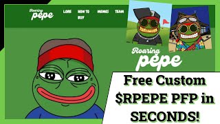 Make Your Free Custom RPEPE PFP in SECONDS [upl. by Renata]