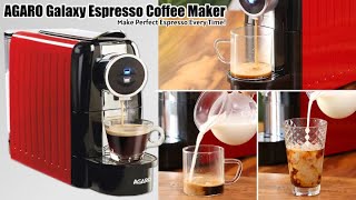 Coffee Capsule 💊 wali Coffee Machine  Make Coffee in Few Seconds  AGARO Galaxy Espresso Machine [upl. by Yelir78]