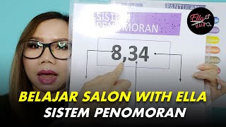 BELAJAR SALON WITH ELLA  SISTEM PENOMORAN [upl. by Anotyal]