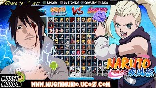 O MELHOR GAME DE NARUTO SHIPPUDEN MUGEN KONOHA LEGENDS V5  MugenMundo [upl. by Gough]