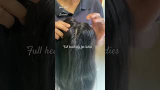 Hair wig in Lucknow  Hair patch Shop  Call 7651862613 hairwigs hairpatch hairwigshopinlucknow [upl. by Eitisahc]