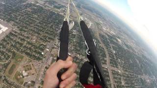 Skydiver Loses Parachute During Flight [upl. by Pavia]