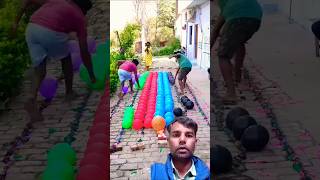 Balloon base 🤣 shorts balloon balloonrace diwali ballooon fun balloonpop [upl. by Einoj32]