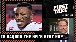 Saquon Barkley is clearly the NFLs best RB way better than Zeke  Max Kellerman  First Take [upl. by Akyssej]