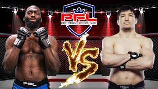 CEDRIC DOUMBÉ VS BAKI BAYSANGOUR CHAMSOUDINOV  MMA  PFL [upl. by Assedo552]