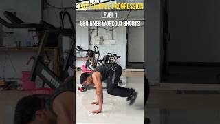 Easy Beginner Burpee Progression Level 1 Workout shorts burpees short shortsvideo [upl. by Aynotal]