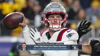 Reiss Zappe Gave Pats Best QB Performance vs Steelers  Zolak amp Bertrand [upl. by Yemrej]